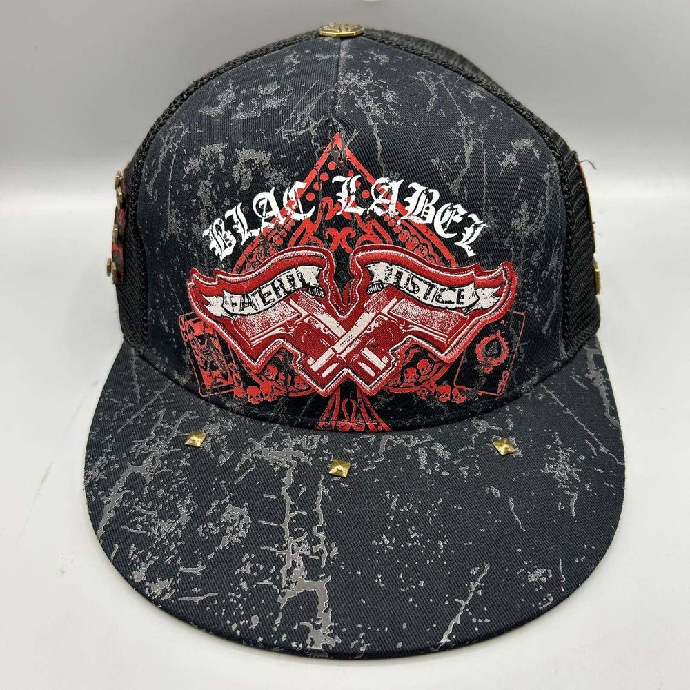 Blac Label Live Forever Trucker Hat Men Black Snap Back Cap New